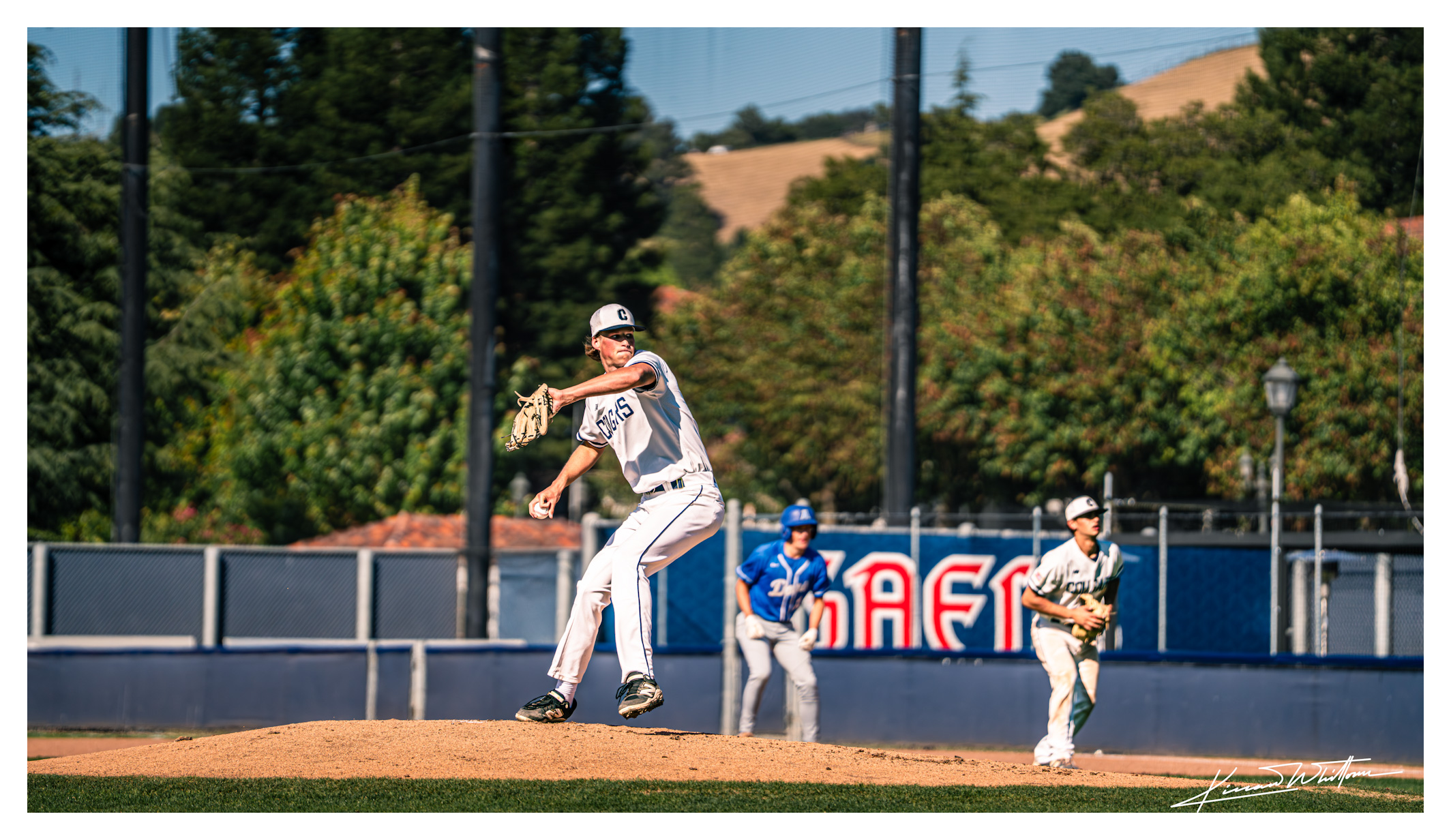 Pitcher in motion