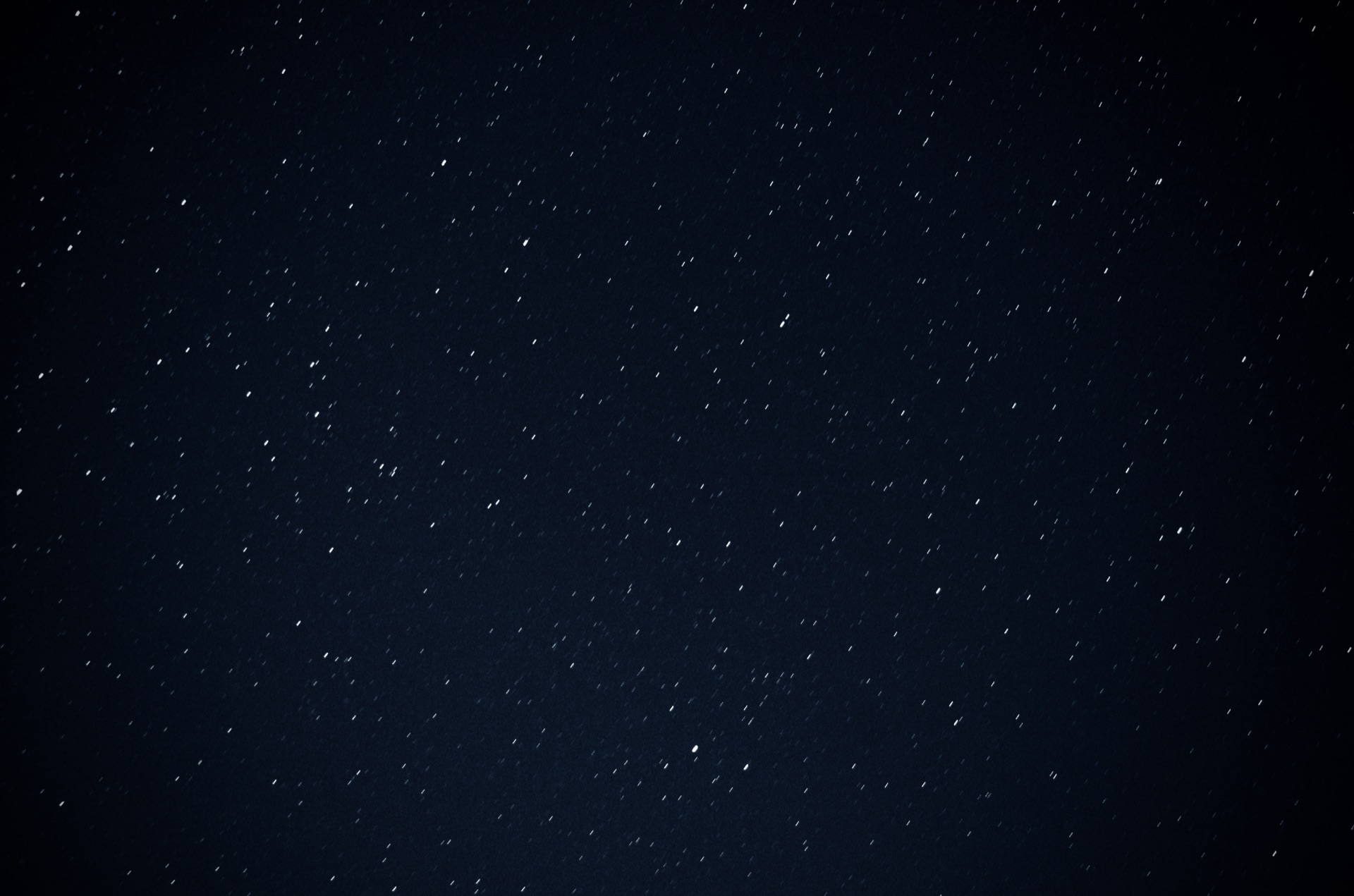 Starfield night sky long exposure