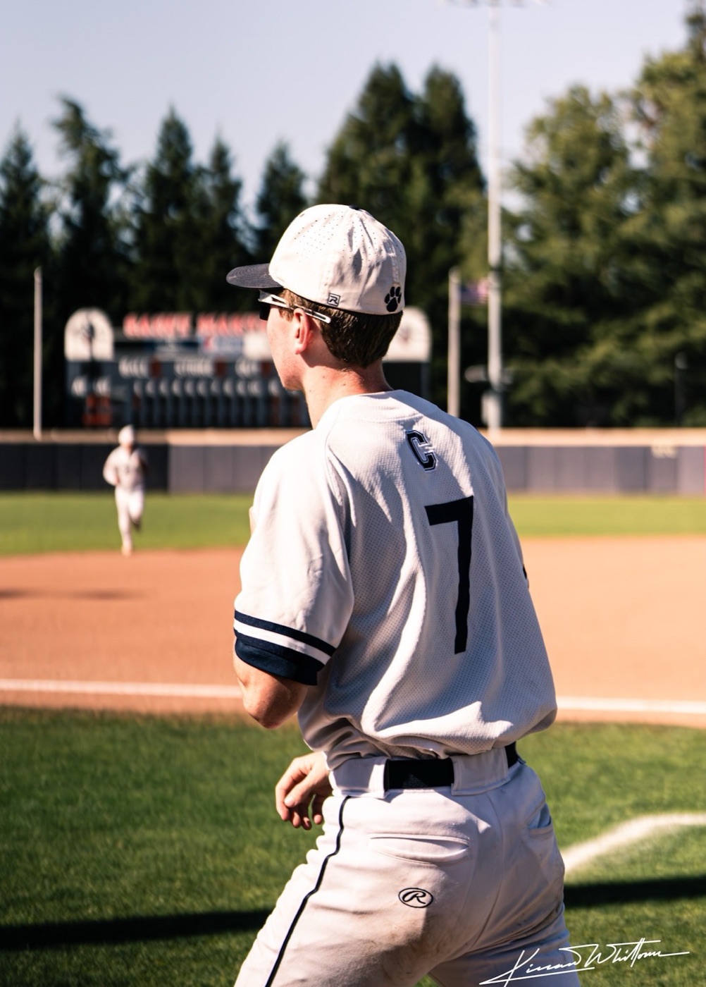 Player in the dugout