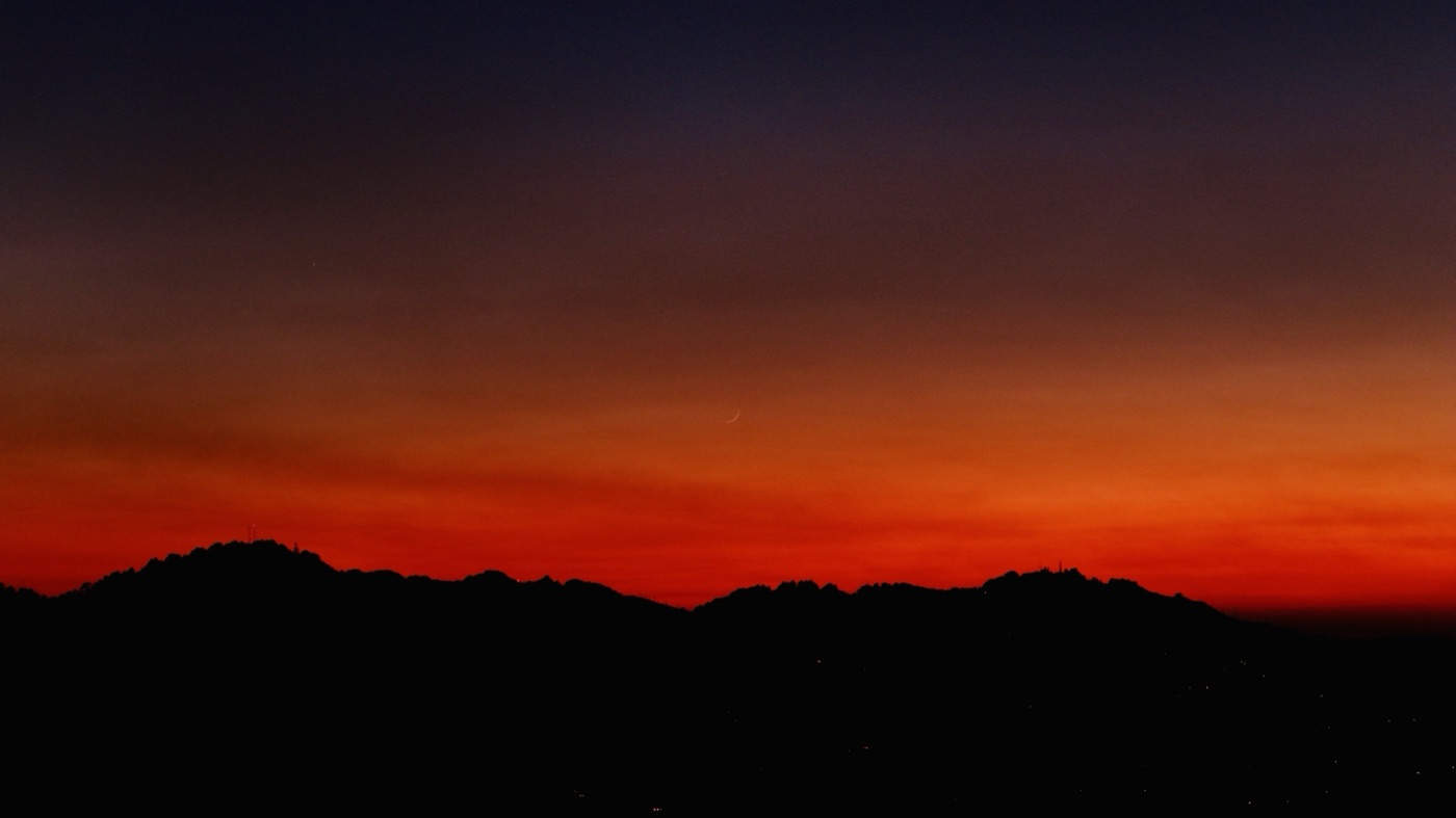 Landscape at dusk